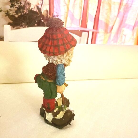 Golfing Santa Figurine 9" - Picture 2 of 5